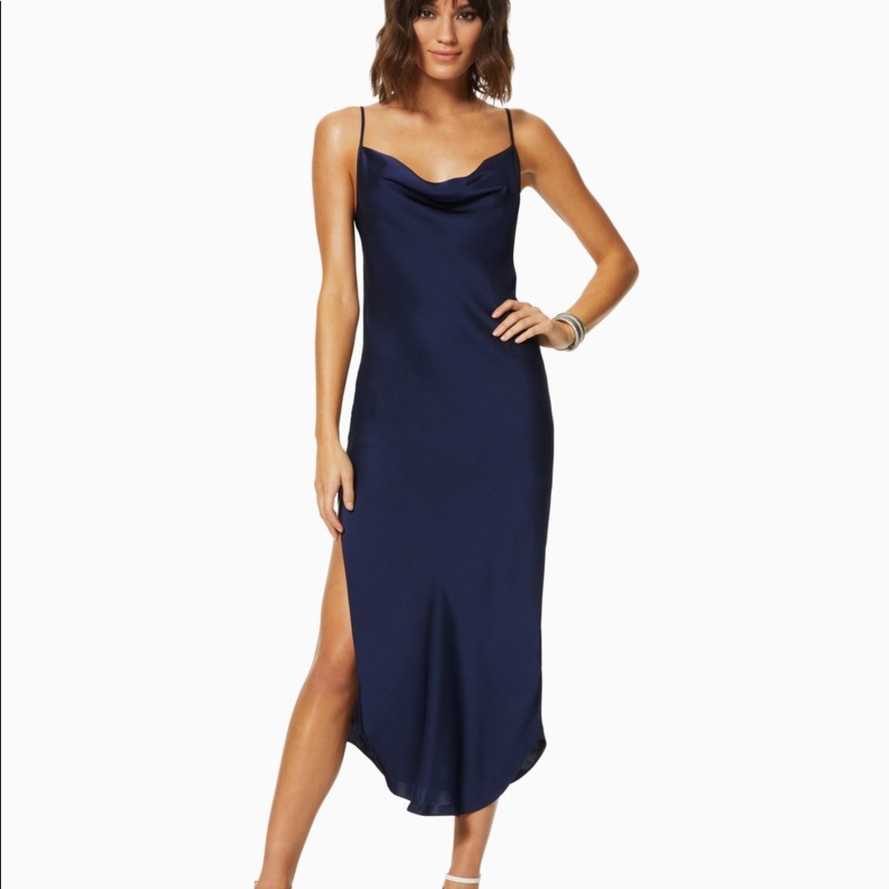 RAMY BROOK • Rome Slip Cowl Neck Dress • NWT